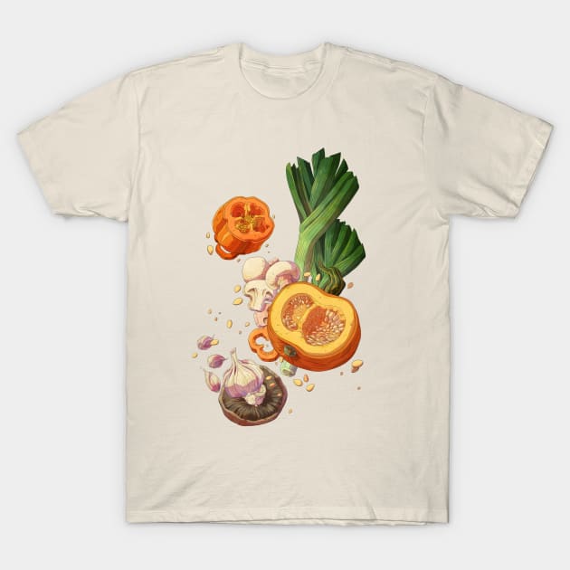 Veggie week T-Shirt by Victoria Hamre